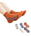 Calcetines Tobilleros Étnicos con Flores | Algodón para Mujer y Niña | Talla Única 35–40 EU