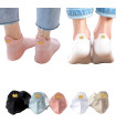 Calcetines Tobilleros Bajos de Algodón | Corona de Reina Bordada en Talón | Talla Única 35–40 EU