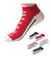 Calcetines Tobilleros Retro de Algodón Transpirable | Para Andar por Casa o Usar con Calzado | Talla Única 34–40 EU