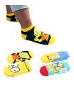 Calcetines Tobilleros Los Simpson de Algodón | Transpirables y Cómodos | Talla Única 35–43 EU