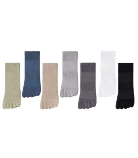 Unisex Short 5-Toe Socks | Breathable and Deodorant Cotton | Antibacterial and Sports | One Size 36–44 EU
