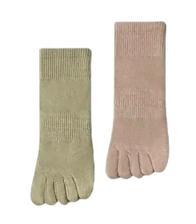 Unisex Short 5-Toe Socks | Breathable and Deodorant Cotton | Antibacterial and Sports | One Size 36–44 EU