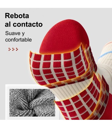 Professionelle Sportsocken antirutschend, mit Dämpfung und Gelenkschutz, mittlere Länge, 37–44 EU