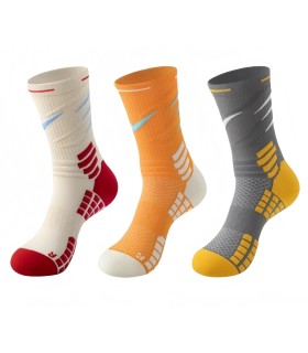 Professional Sports Socks | Non-Slip, Mid-Calf | Running, Marathon, Basketball | One Size 37–44 EU