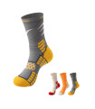 Calcetines Deportivos Profesionales | Antideslizantes, Caña Media | Running, Maratón, Baloncesto | Talla Única 37–44 EU