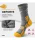 Professionelle Sportsocken antirutschend, mit Dämpfung und Gelenkschutz, mittlere Länge, 37–44 EU