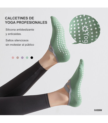 Calcetines de Yoga y Pilates – Packs y pares individuales | IVEDIN