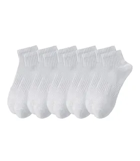 Unisex Short Sports Socks | Breathable Fine Cotton with Mesh | One Size 36–41 EU