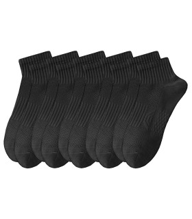 Unisex Short Sports Socks | Breathable Fine Cotton with Mesh | One Size 36–41 EU