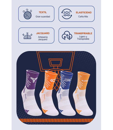 Calcetines de Baloncesto Profesionales – Packs y pares individuales | IVEDIN