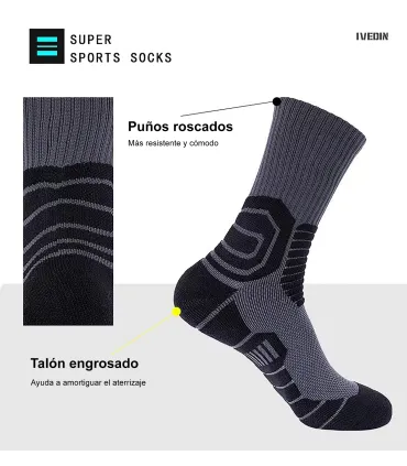 Calcetines de baloncesto – Packs y pares individuales | IVEDIN