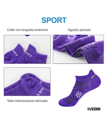 Calcetines de deporte – Packs y pares individuales | IVEDIN