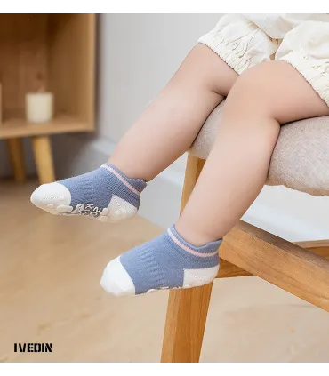 Antislip Baby Ankelsokken | Leuke Kleuren | 0 maanden tot 5 jaar