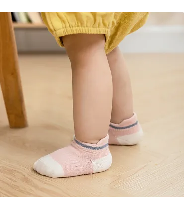 Rutschfeste Baby-Knöchelsocken | Bunte Farben | 0 Monate bis 5 Jahre