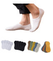 Calcetines Invisibles Antideslizantes Finos de Algodón Unisex | Silicona Antideslizante en Talón | Talla 36–43 EU